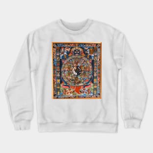 Tibetan Buddhist Wheel of Life Crewneck Sweatshirt